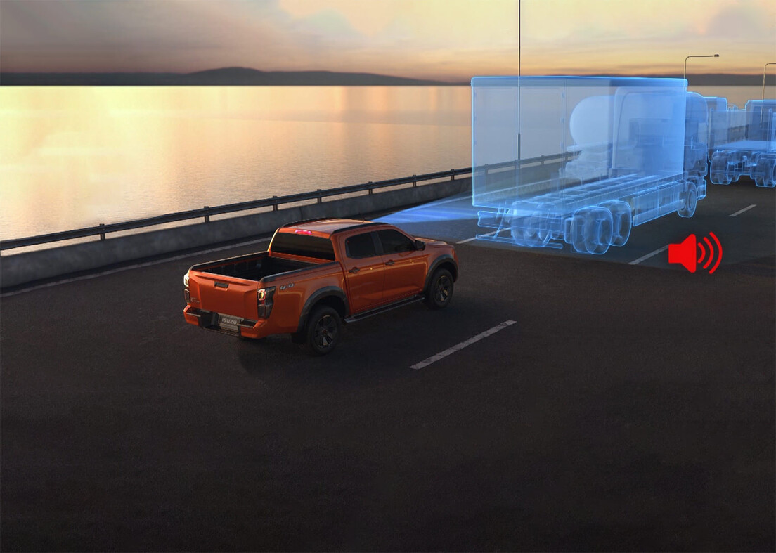 Isuzu D-MAX Sicherheit Autonome Notbremsung