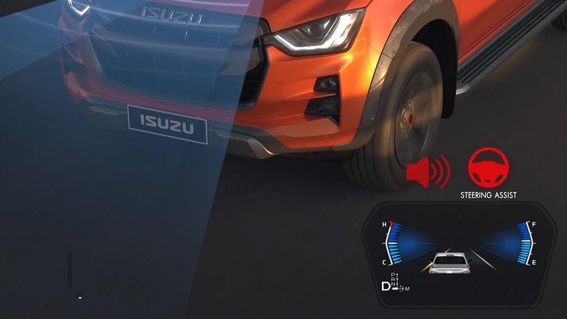 Isuzu D-MAX Sicherheit Spurabweichungswarnung